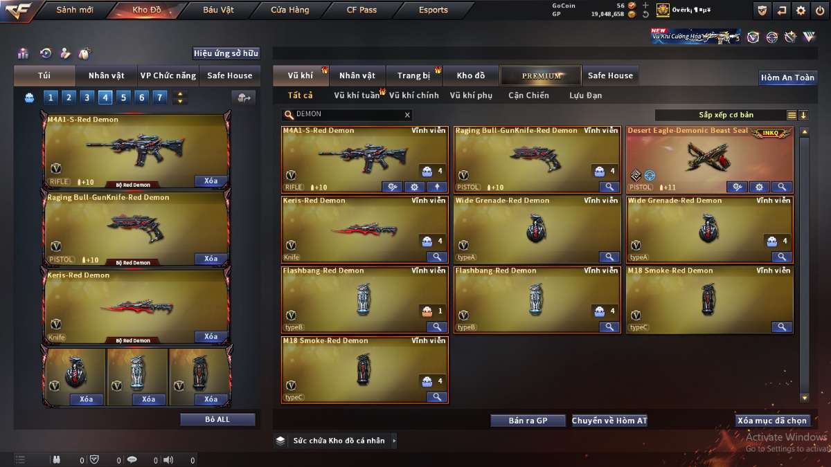 shop acc cf uy tin gia re